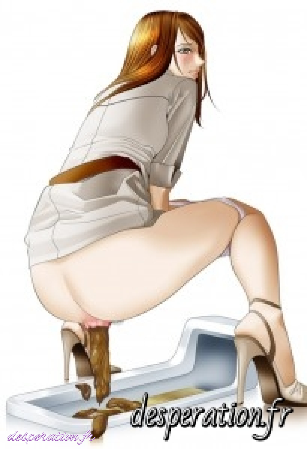 Hentai girl on toilet фото 66